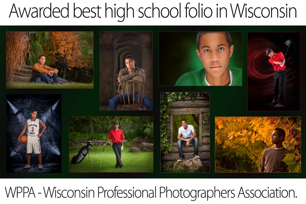 High school senior boy folio of 8 images Senior Graduation Picture